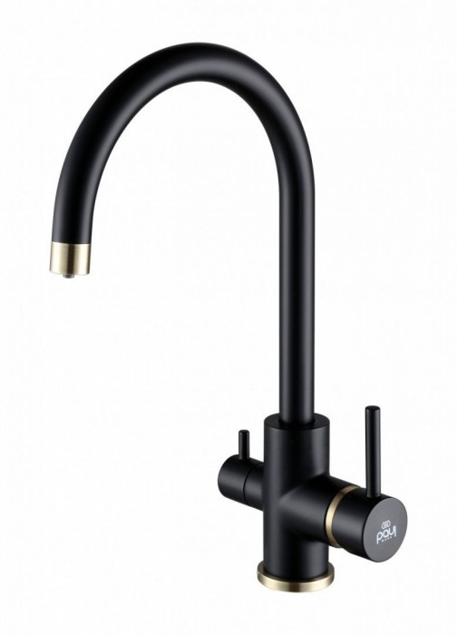 Смеситель для кухни  Paulmark ESSEN, антрацит-бронза - Es213211-401BR