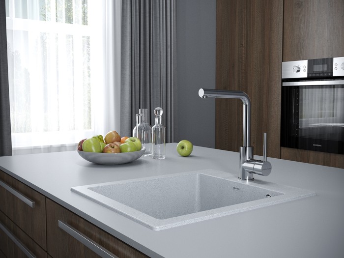 Смеситель для кухни  Paulmark HONNER, хром - Ho212018-CR