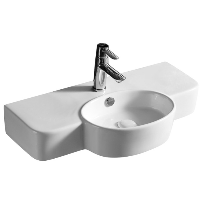 Раковина 70,5х36х12 накладная, белая, Azario - AZ-4360T