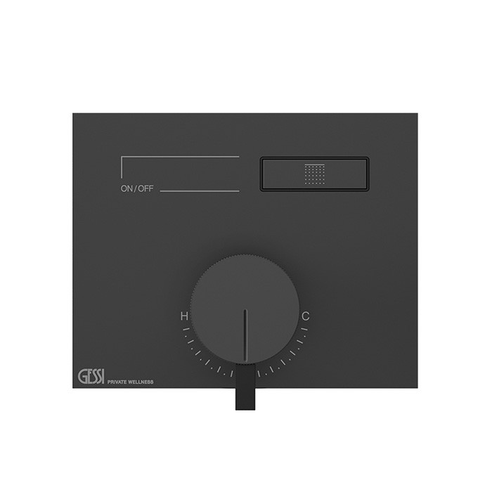 Смеситель для душа, с включением 1 источника, Gessi Hi Fi, black xl арт. 63061#299