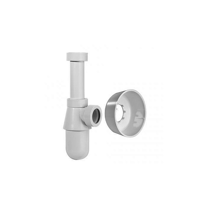 Сифон для раковины, из полиэтилена, Gessi Rettangolo, 29454#031 цвет: хром