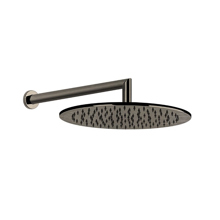 Верхний душ, подвесной, поворотная, с защитой от известкового налёта, Gessi Emporio shower, finox brushed nickel арт. 47372#149