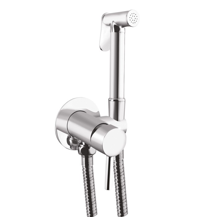 Гигиенический душ со смесителем, Giulini Shut off, хром арт. SH25