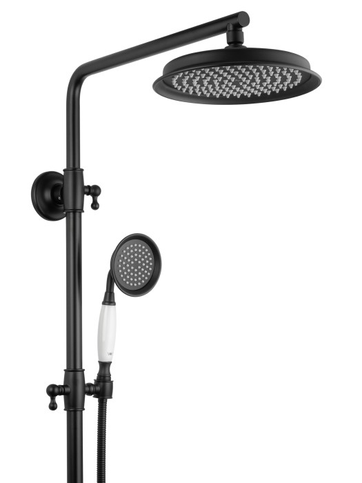 Душевая система, Wonzon & Woghand Retro, WW-88739020-MB цвет: черный