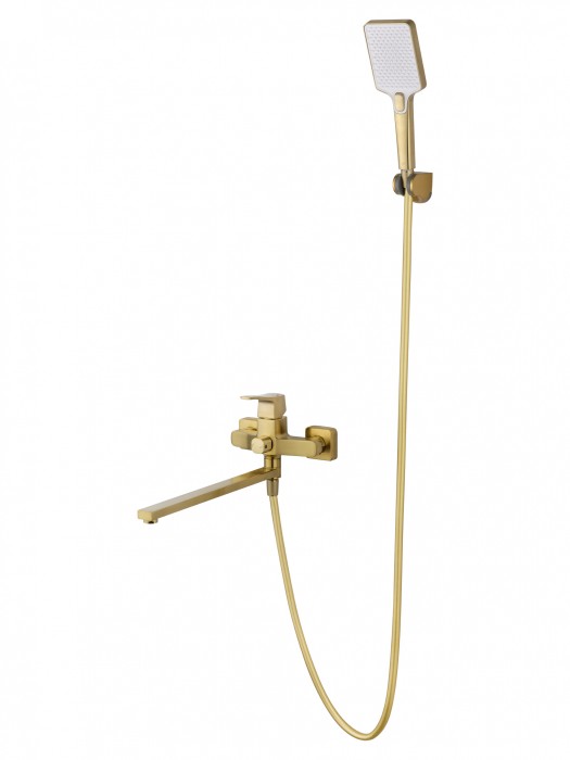 Смеситель для ванны, Wonzon &amp; Woghand Flex, WW-639906-BG цвет: золото