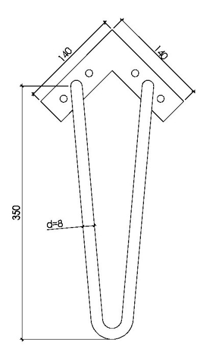 Ножки caro chrome, (пара), Boheme Neoart - 886-CR