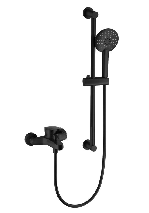 Смеситель для ванны с душевым гарнитуром, Wonzon &amp; Woghand, WW-C2501-MB цвет: черный