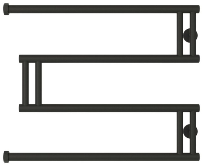 Сунержа Водяной полотенцесушитель 500x650, High-Tech+, 15-4050-5065 цвет: тёмный титан муар