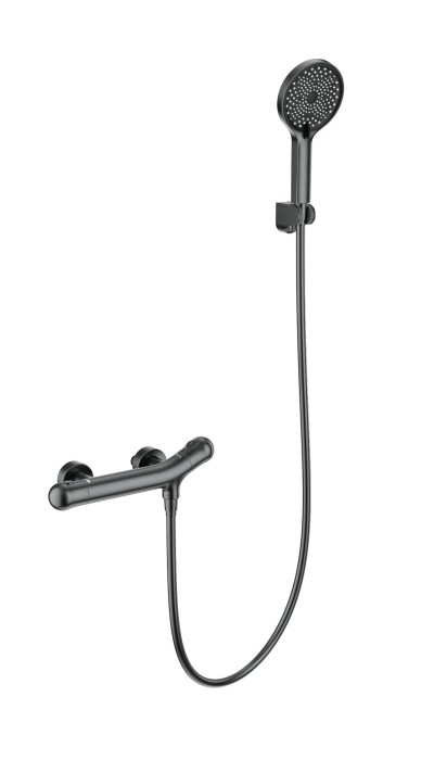 Смеситель для душа с термостатом, Wonzon &amp; Woghand, WW-B2057-A-BGG цвет: графит