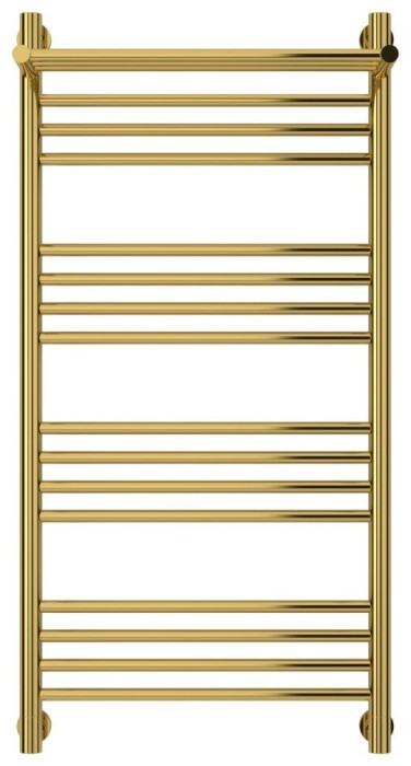 Сунержа Водяной полотенцесушитель 1000x500, Богема+ с 1 полкой, 03-0223-1050 цвет: золото