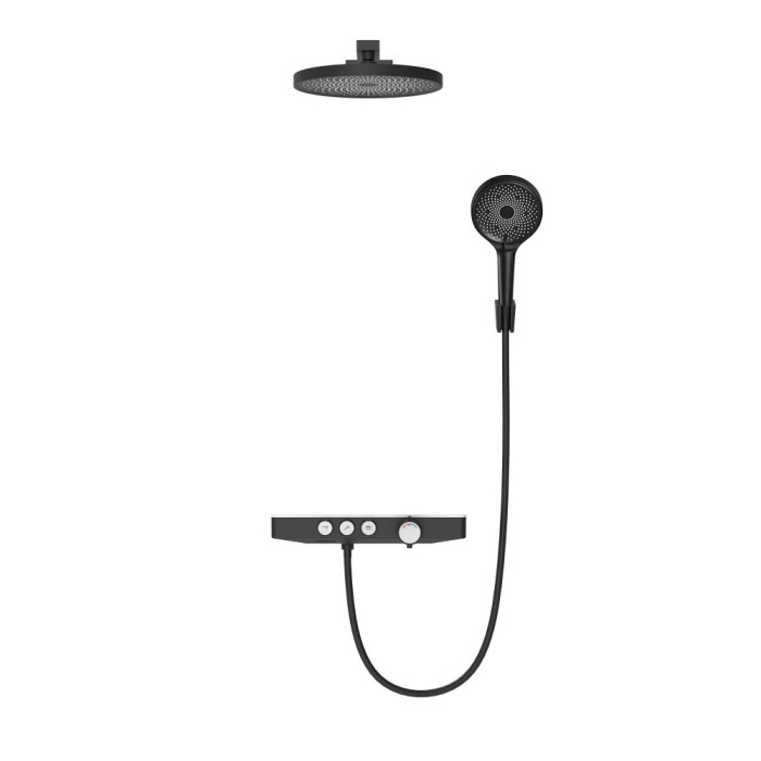 Душевой комплект BERGES Morans, черный арт. 075004
