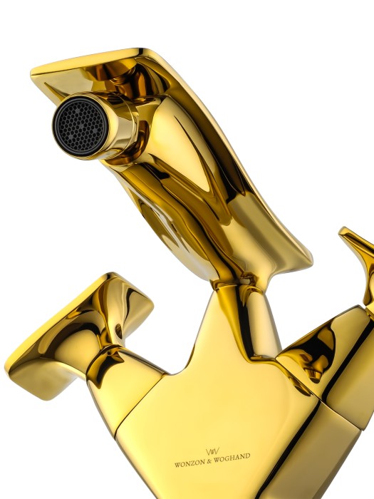 Смеситель для биде, Wonzon & Woghand Shakespeare, WW-655001-DG цвет: золото