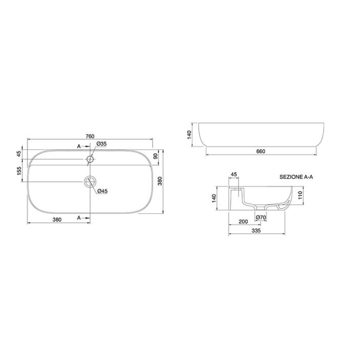Смеситель для ванны с коротким изливом Kammel 1800 WasserKRAFT арт. 1801