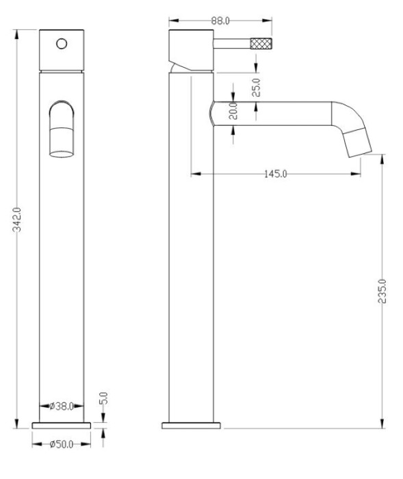 Смеситель для раковины, белый, Uno Boheme 462-MW
