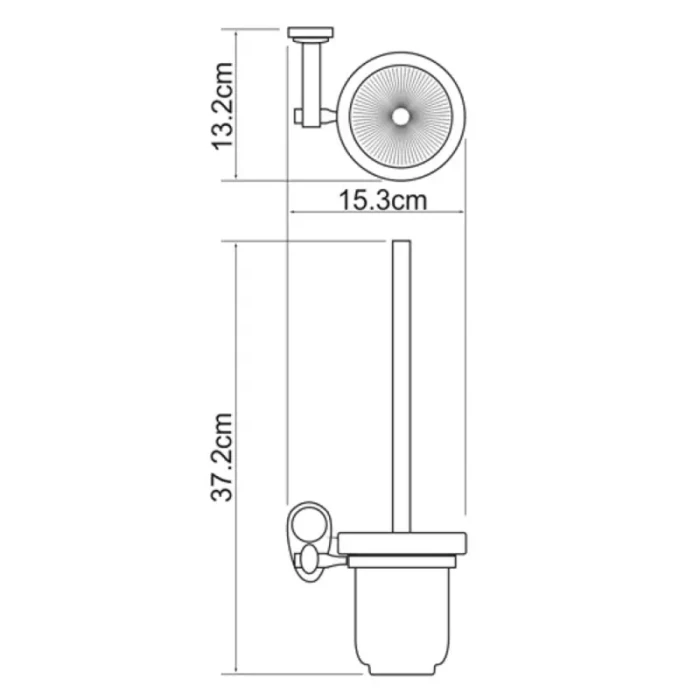 Ершик для унитаза WasserKRAFT Main К-9200 арт. K-9227