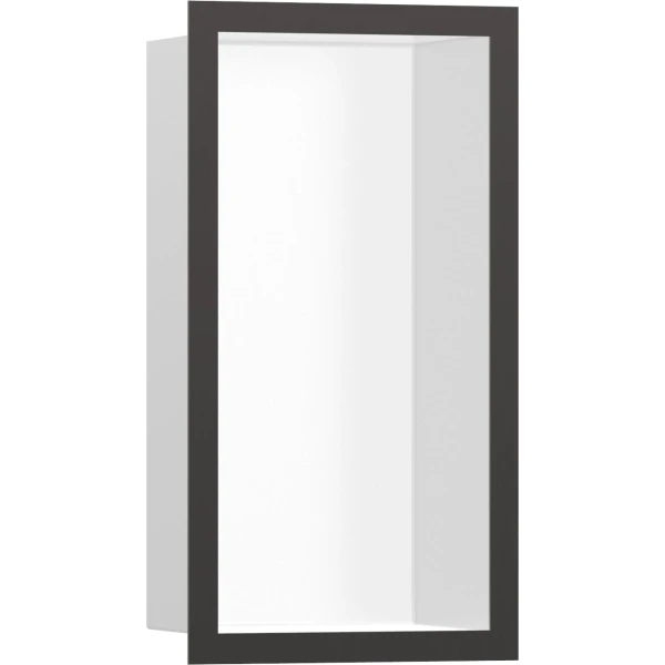 Настенный короб с цветом корпуса и дизайнерской рамой, 30х15х10 см, Hansgrohe XtraStoris Individual, хром арт. 56096340