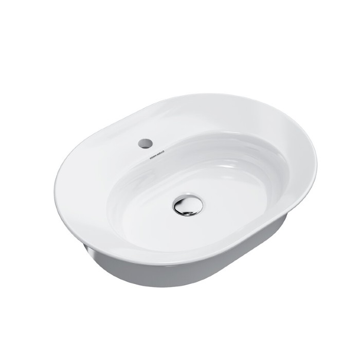 Раковина накладная 60x46,5см, Canaletto Kerama Marazzi, белый - CN.wb.60