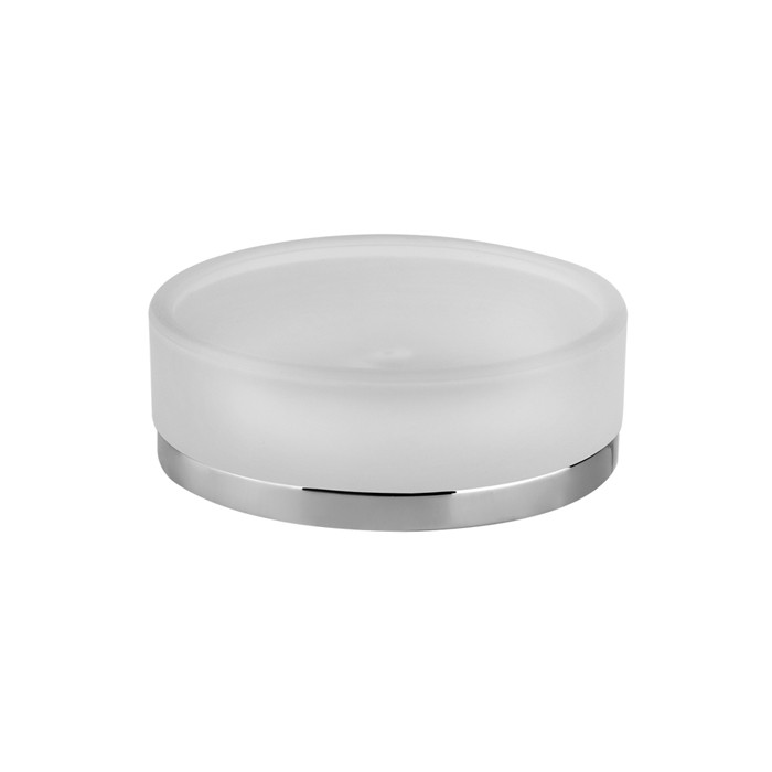 Мыльница настольная, сатинированное стекло, Gessi Emporio accessories, хром арт. 38827#031