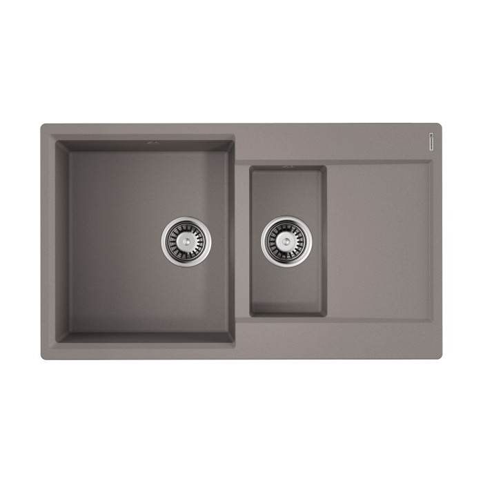 Кухонная мойка Omoikiri Daisen 86-2-GR Artgranit, цвет leningrad grey арт. 4993475