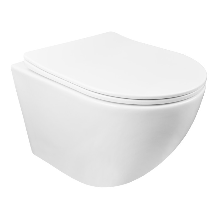 Готовый комплект инсталляция + унитаз Grado безободковый, с быстросъемным сиденьем микролифт  Azario - AZ-8010-1000+AZ-0046 SP