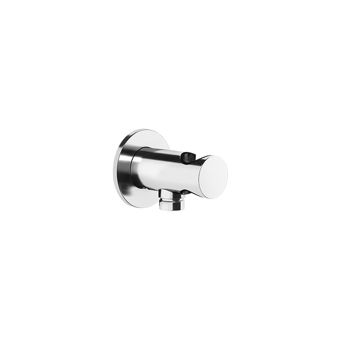 Держатель для душевой лейки с выводом воды, Gessi Ingranaggio, хром арт. 63461#031