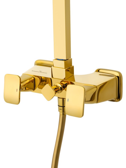 Душевая система, Wonzon & Woghand Shakespeare, WW-654602-DG цвет: золото