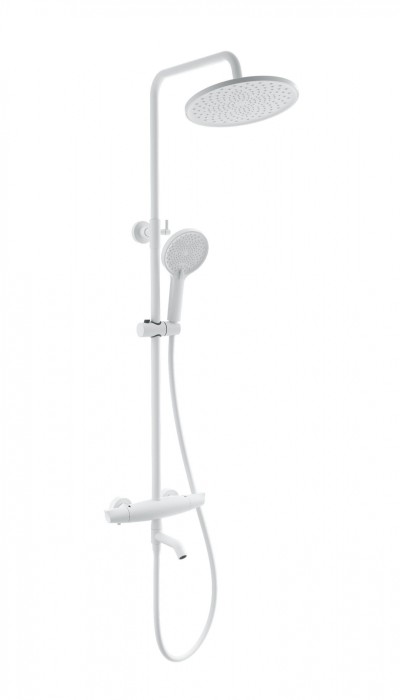 Душевая система с термостатом, Wonzon &amp; Woghand Capsule, WW-B3031-A2-MW цвет: белый