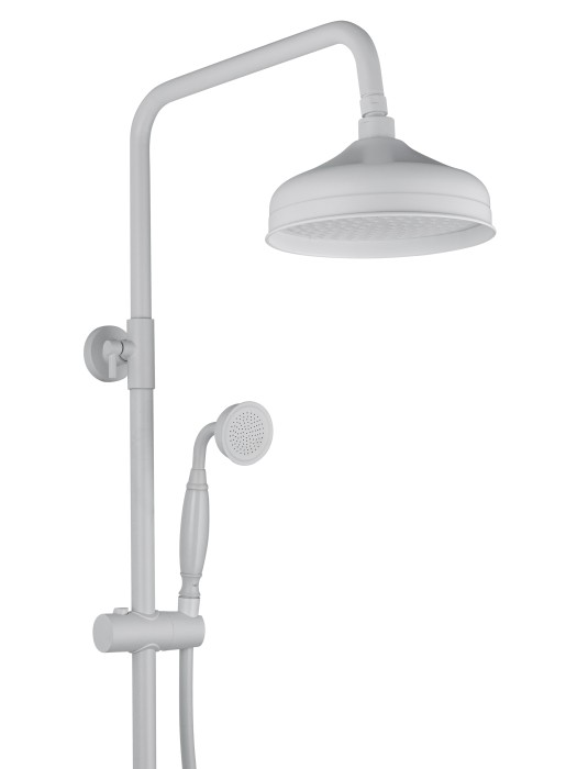 Душевая система с термостатом, Wonzon & Woghand Retro, WW-B3041-MW цвет: белый