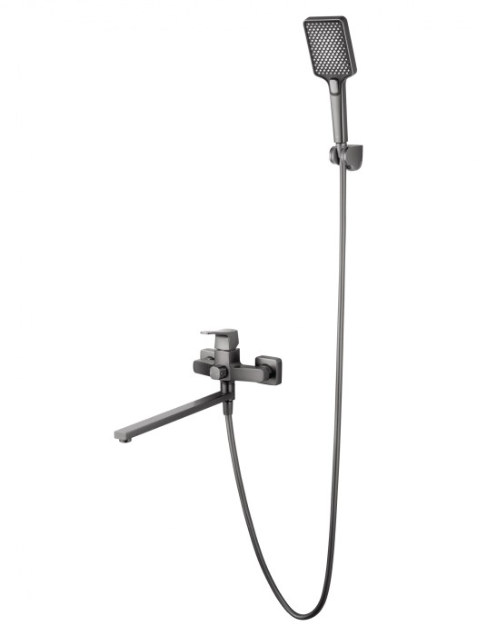 Смеситель для ванны, Wonzon &amp; Woghand Flex, WW-639906-BGM цвет: графит