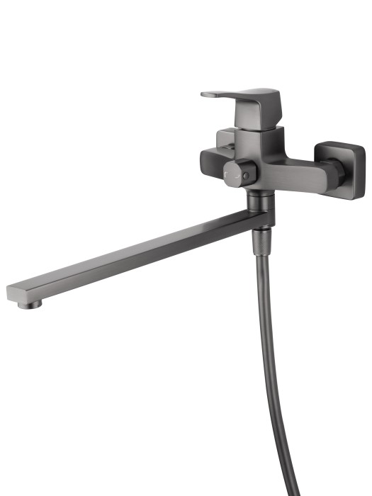 Смеситель для ванны, Wonzon & Woghand Flex, WW-639906-BGM цвет: графит
