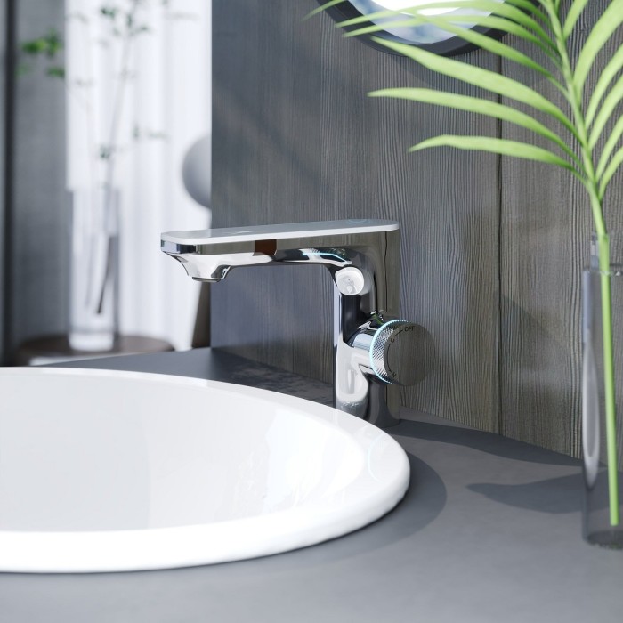 Смеситель для раковины, сенсорный, BERGES Morans, хром арт. 076001