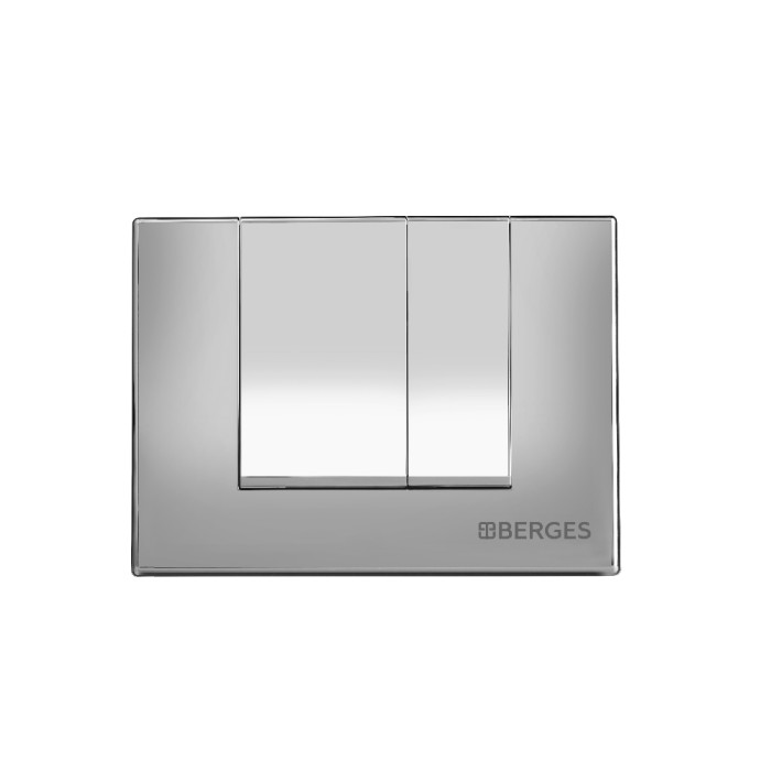 Комплект унитаза EGO Rimless с инсталляцией NOVUM525, кнопка S3 хром, сиденье Toma Slim SO, Berges арт. 047243