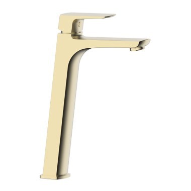 Смеситель для раковины высокий, Wonzon &amp; Woghand Forza, WW-239031-BG цвет: золото