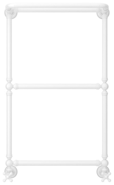 Сунержа Водяной полотенцесушитель 860x500, Ренессанс, 12-0281-8650 цвет: белый