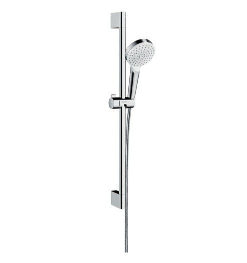 Душевой гарнитур со штангой 65см Crometta Hansgrohe, белый, хром арт. 26535400