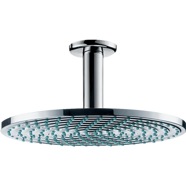 Верхний душ с потолочным кронштейном Raindance S Hansgrohe, хром арт. 27477000