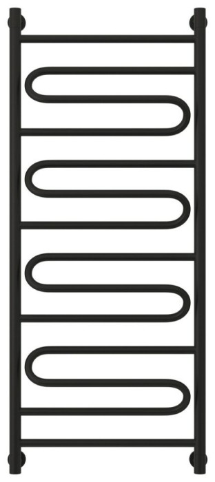 Сунержа Водяной полотенцесушитель 1200x500, Элегия+, 31-0205-1250 цвет: матовый чёрный