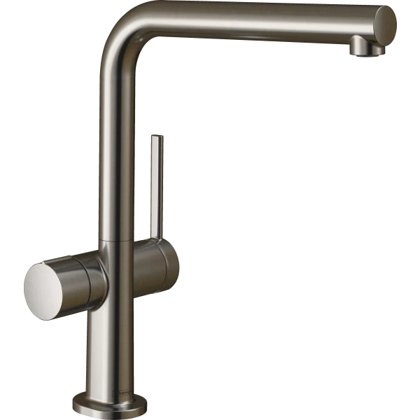 Смеситель для кухни, с запорным вентилем, Hansgrohe Talis M54, нержавеющая сталь арт. 72827800