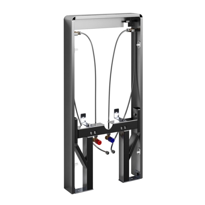 Пристенный модуль системы инсталляции для биде Naab 86 WasserKRAFT арт. 86BDT.050.BL