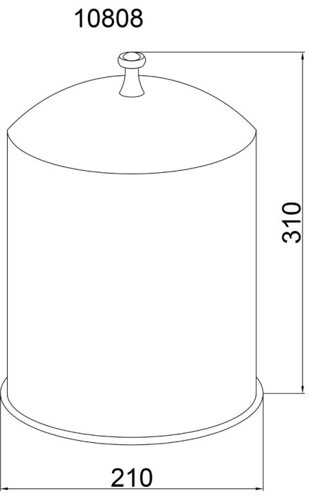 Ведро для мусора, Provanse, Boheme 10808