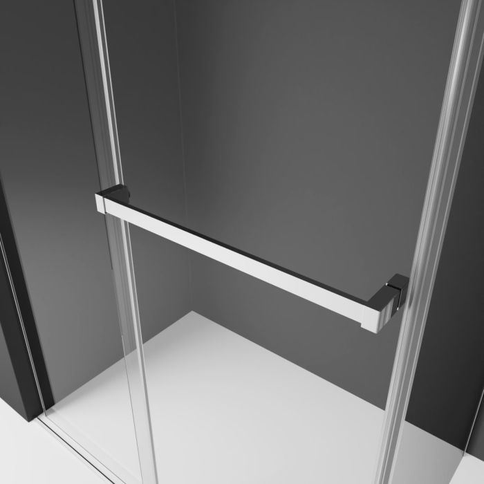 Душевая перегородка Radaway Furo Walk-in 120х200см, раздвижная, стекло прозрачное 8мм, профиль хром