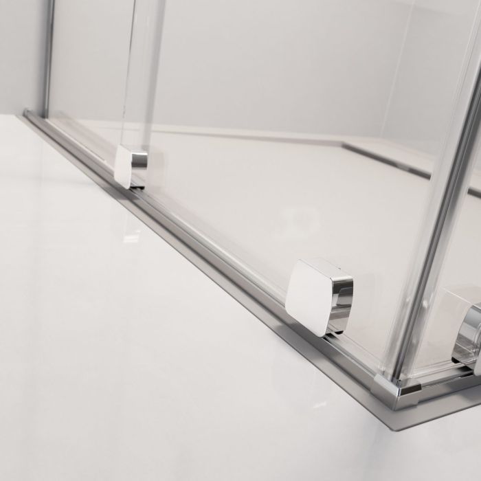 Душевая перегородка Radaway Furo Walk-in 120х200см, раздвижная, стекло прозрачное 8мм, профиль хром