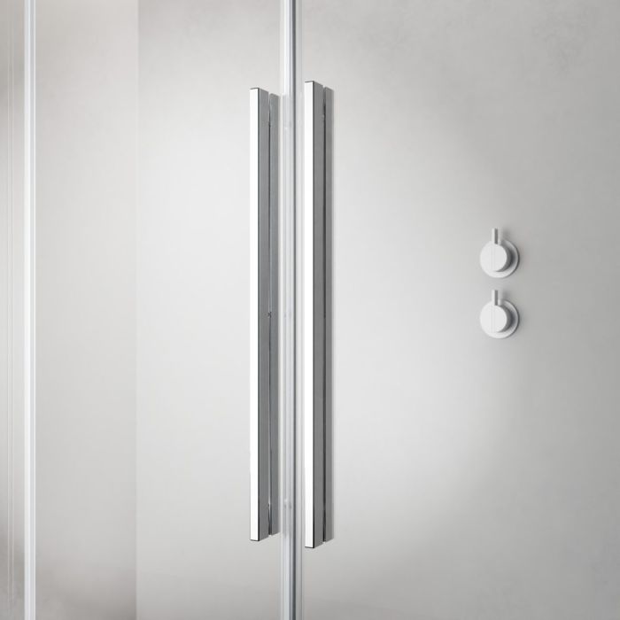 Душевая перегородка Radaway Furo Walk-in 120х200см, раздвижная, стекло прозрачное 8мм, профиль хром