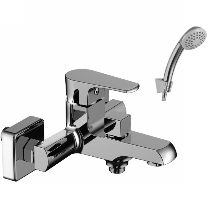 Смеситель Lemark Plus Factor LM1612C для ванны с душем, цвет: хром