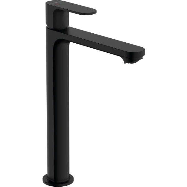 Смеситель для раковины CoolStart со сливным гарнитуром, Hansgrohe Rebris S, черный арт. 72580670