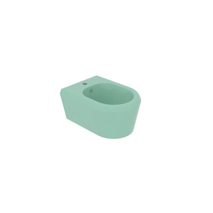 Биде подвесное бирюзовый глянцевый, GSG Ceramic Design Cruise, CRBISO024