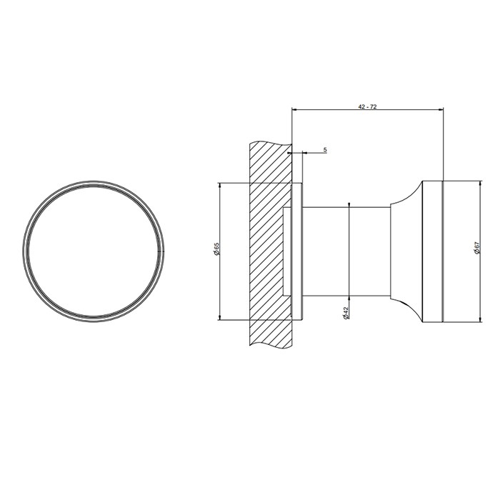 Смеситель для душа, встраиваемый на 1 выход, Gessi Origini, finox brushed nickel арт. 66109#149