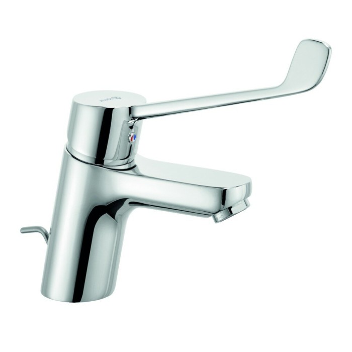 Однорычажный смеситель на умывальник 70, c донным клапаном, pure and easy Kludi, хром - 372870565