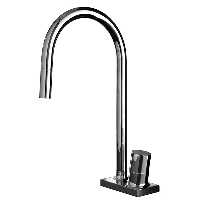 Fima Carlo Frattini Смеситель для кухни, Kitchen Fluid, F7028CR цвет: хром