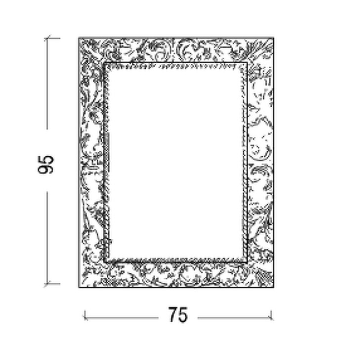Зеркало gold эмаль, Boheme Neoart - 515
